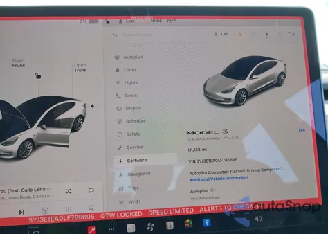 2020 Tesla Model 3 из США, поврежденный, VIN 5YJ3E1EA0LF785695